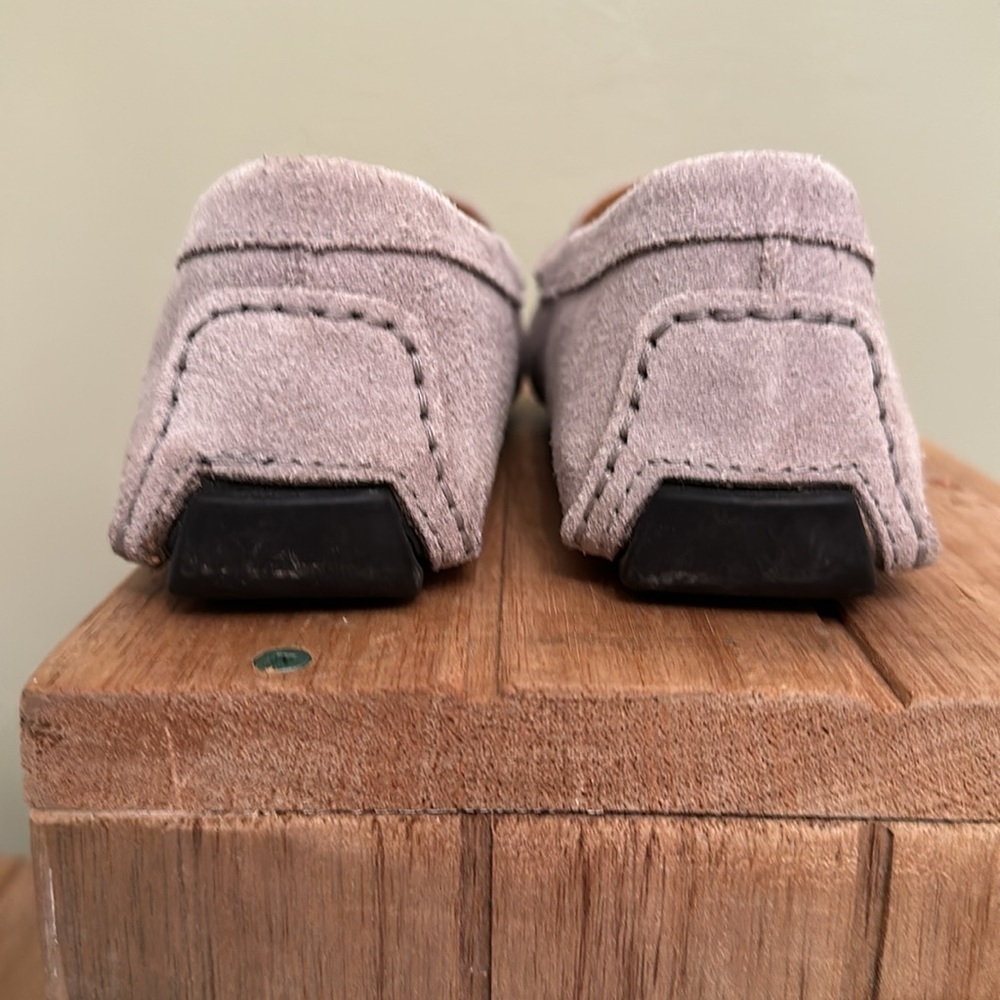 Gray Suede Loafers - Picture 6 of 7
